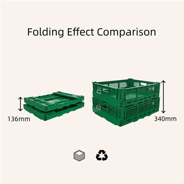 Foldable Ventilated Plastic Crate factory
